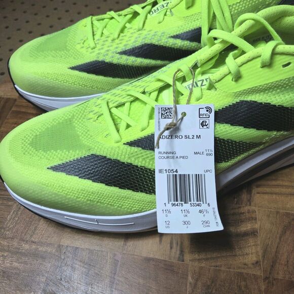 Adidas Adizero SL2 Low Running Shoes Green IE1054 Men’s Size 12 main image 3